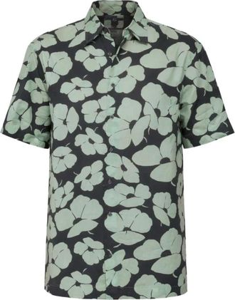 Dries Van Noten Cotton Shirt - Heren - Korte mouwen Overhemden - Veelkleurig - M - Katoen - Overhemden