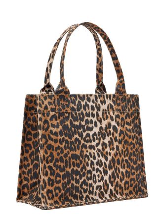Ganni Womens Tote Bag Recycled Cotton Multicolour Handbags Hand