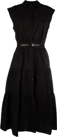 Michael Kors Shirt Kleedjes - Dames - Shirt Kleedjes - Zwart - L - Kleedjes