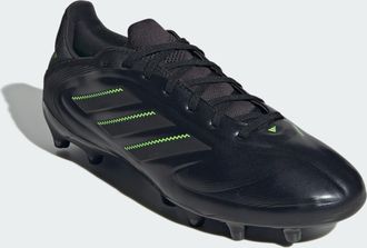 adidas adidas Performance Unisex Copa Pure 3 Pro Firm Ground Boots - Black Leather - Size UK 11.5