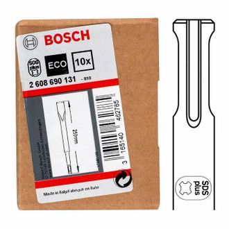 Bosch Set De Cinceles Planos Pro Sds Plus-4c 20 X 250 Mm