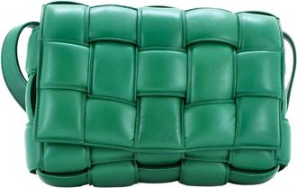 Bottega Veneta Cassette Crossbody Bag Padded Maxi Intrecciato Leather Small (Authentic Pre-Loved)