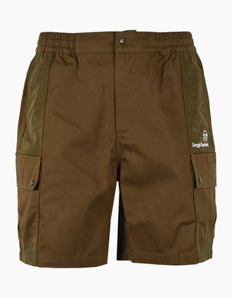 Sergio Tacchini Mens SERGIO TACCHINI CALISTI SHORTS DARK OLIVE - Green - Size: 32/32
