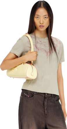 Diesel Cotton T-shirt with graphic print - T-Shirts - Woman - Multicolor