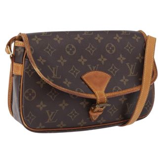 Louis Vuitton Sologne Monogram Canvas Brown Canvas Handbag (Pre-Owned)