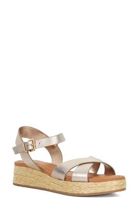 Dune London Littleton Platform Sandal in Gold at Nordstrom, Size 6.5Us