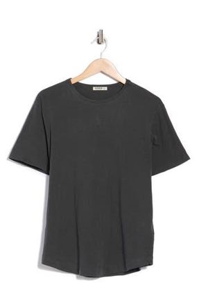 Buck Mason Pima Cotton Slub Curved Hem T-Shirt in Coal Venice Wash at Nordstrom Rack, Size Xx-Large