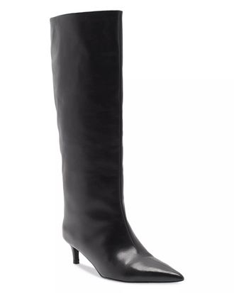 Free People Womens Kiki Kitten Heel Boot In Black