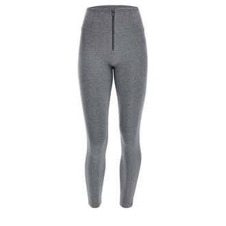Freddy Leggings FREDDY Leggings WRUP4HC001ORG, Damen, Gr. XS, EURO, grau (melange gray), Obermaterial: 81% Baumwolle CO. 19% Elasthan EL., Hosen Leggings