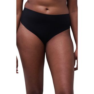 Chantelle Defi High Cut Briefs in Black at Nordstrom, Size Xx-Large