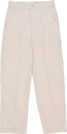 Obey Dubbele Knie Timmerman Broek Klei - Heren - Straight fit broeken - Beige - W36 - Katoen - Broeken