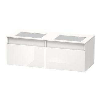 Duravit Duravit Durastyle Mueble De Pared 6886, 2 Cajones, Lavabo A La Derecha Y A La Izquierda, Para Lavabos Empotrados Desde Abajo, 1400mm, Color (frente/cu