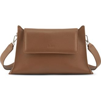 Behno Winnie Pebble Leather Shoulder Bag in Toast at Nordstrom