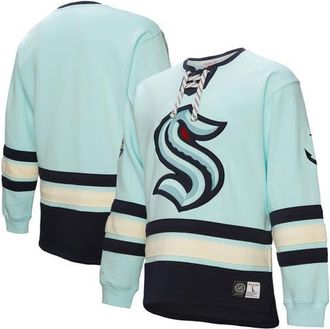 Mitchell & Ness Mens Light Blue Seattle Kraken Heritage Lace-Up Pullover Sweatshirt at Nordstrom, Size Xx-Large