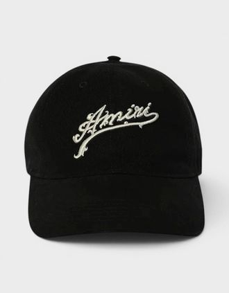 Amiri Mens Baroque Logo Hat Black - Size: ONE size