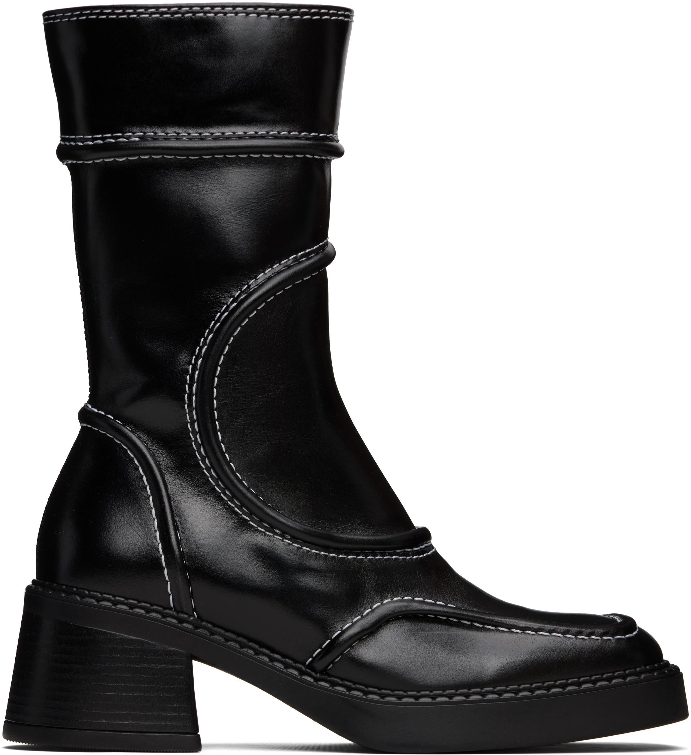 【関税込み】Miista バーガンディ Flabia ブーツ E8 by Miista Flabia Chelsea Boots Maroon Size 36 | eBay