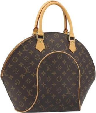 Louis Vuitton Tweedehands Canvas Louis Vuitton tassen - Dames - Vintage Handtas - Bruin - ONE Size - Vintage