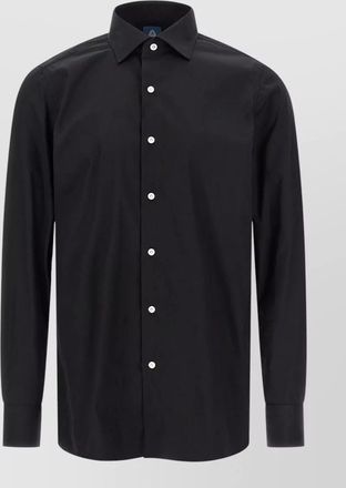 Finamore cotton napoli long-sleeve shirt