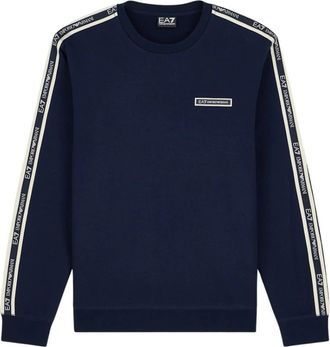 Emporio Armani Logo Series Sweatshirt - Heren - Sweatshirts - Blauw - S - Katoen - Hoodies & sweatvesten