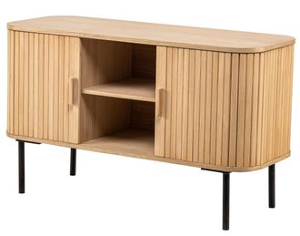 Nordlys Mueble de TV en madera y metal 2 puertas