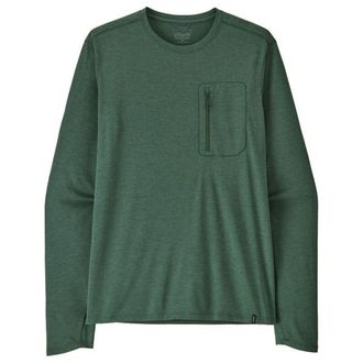 Patagonia L/S Cap Cool Sun Shirt Funktionsshirt f&uuml;r Herren | oliv/gr&uuml;n