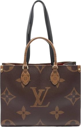 Louis Vuitton Borsa a spalla On-the-go MM con monogramma 2020 - Marrone