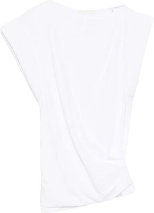 Isabel Marant Maisan T-shirt - Dames - Blouses - Wit - M - Katoen - Overhemden