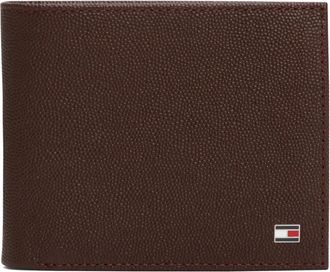Tommy Hilfiger grained card holder - Marrone