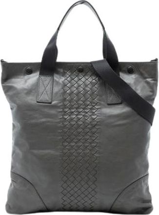 Bottega Veneta Borsa Satchel Pre-owned - - Pre-owned - Donna - Grigio - ONE SIZE