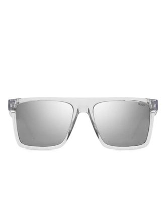 HUGO BOSS Crystal zonnebril met vierkant montuur - Wit