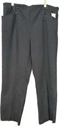Tribal Womens Pull On Capri Pants In Black/white