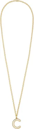Roxanne Assoulin The Big Puffy Initial Pendant Necklace in Gold - C at Nordstrom