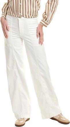 Frame Denim Braided Waistband Wide Leg Pant