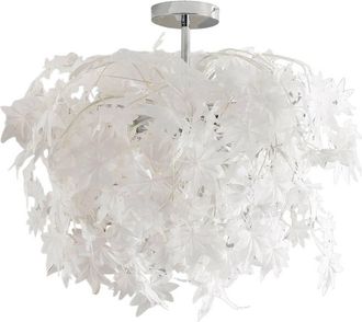 Lindby Lindby L&aacute;mpara De Techo maple En Blanco Pl&aacute;stico