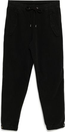 James Perse Katoenen Terry Flight broek - Zwart