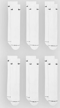 Nike Everyday Elevated 6 Pack Socks blanco