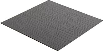 Emuca Esterilla Antideslizante Para Cajones, Net, Longitud 20m X 480mm, Pl&aacute;stico, Gris Antracita - Emuca