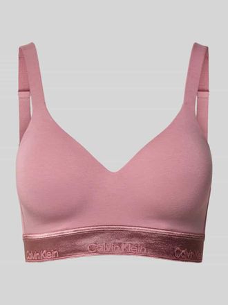 Calvin Klein Underwear Bralette mit Push Up in Mauve, Gr&ouml;&szlig;e XL
