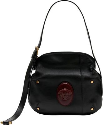 Versace Shoulder Bags, female, Black, Size: ONE SIZE Mini Shoulder Bag