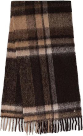 Dondup Sjaal - Dames - Accessoires - Bruin - Maat: ONE Size Polyamide