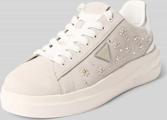 Guess Sneaker mit Perlen Modell ELBINA12 in Offwhite, Gr&ouml;&szlig;e 36