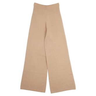 Max Mara Wide Trousers, female, Brown, Size: XS Wide Trousers