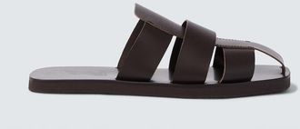 Ancient Greek Sandals Andreas leather fisherman sandals