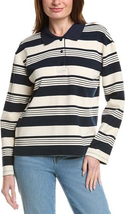 English Factory Striped Polo Shirt