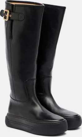 Chlo&eacute; Chlo&eacute; Delia leather knee-high boots