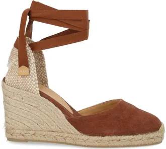 Castaner Brown Lace-up Wedges