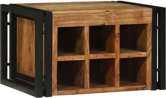 vidaXL Vidaxl - Estante De Vino 46 X 35 X 27.5 Cm Madera Maciza De Acacia