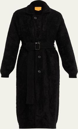 Guest In Residence Grizzly Cashmere Long Belted Coat