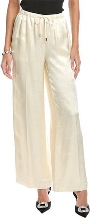 SIMKHAI Elliat Straight Leg Silk Pant