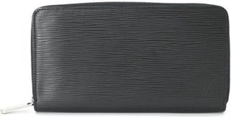 Louis Vuitton Pre-owned Long wallet (bi-fold) - Heren - Vintage Accessoires - Zwart - ONE Size - Vintage